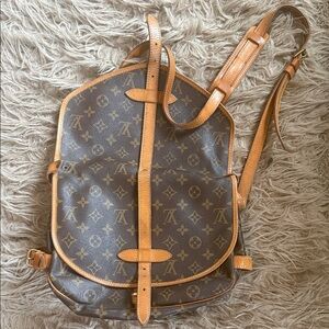 Louis Vuitton Brown Monogram saddle bag